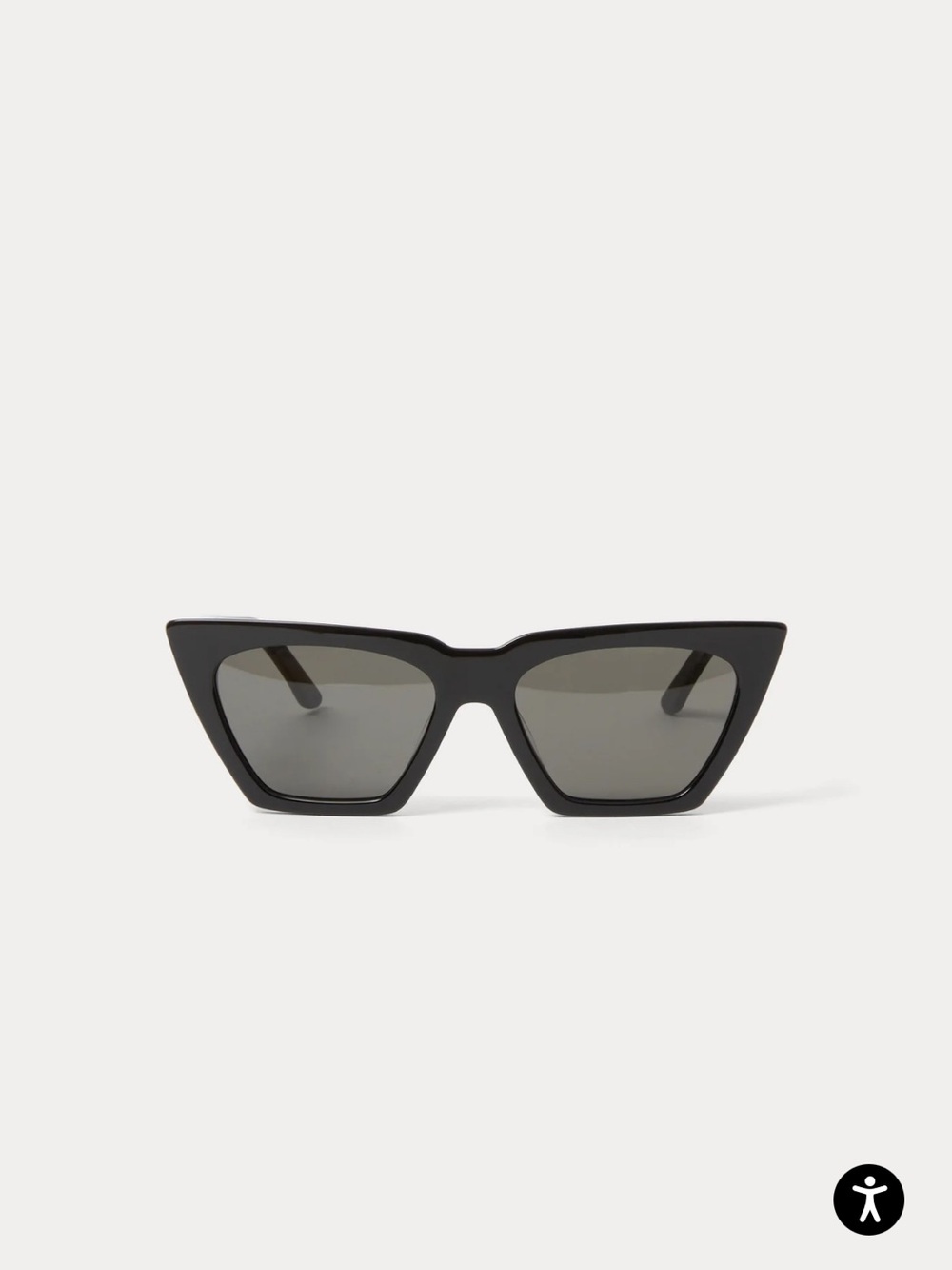 Carla Colour Modan Sunglasses in Black